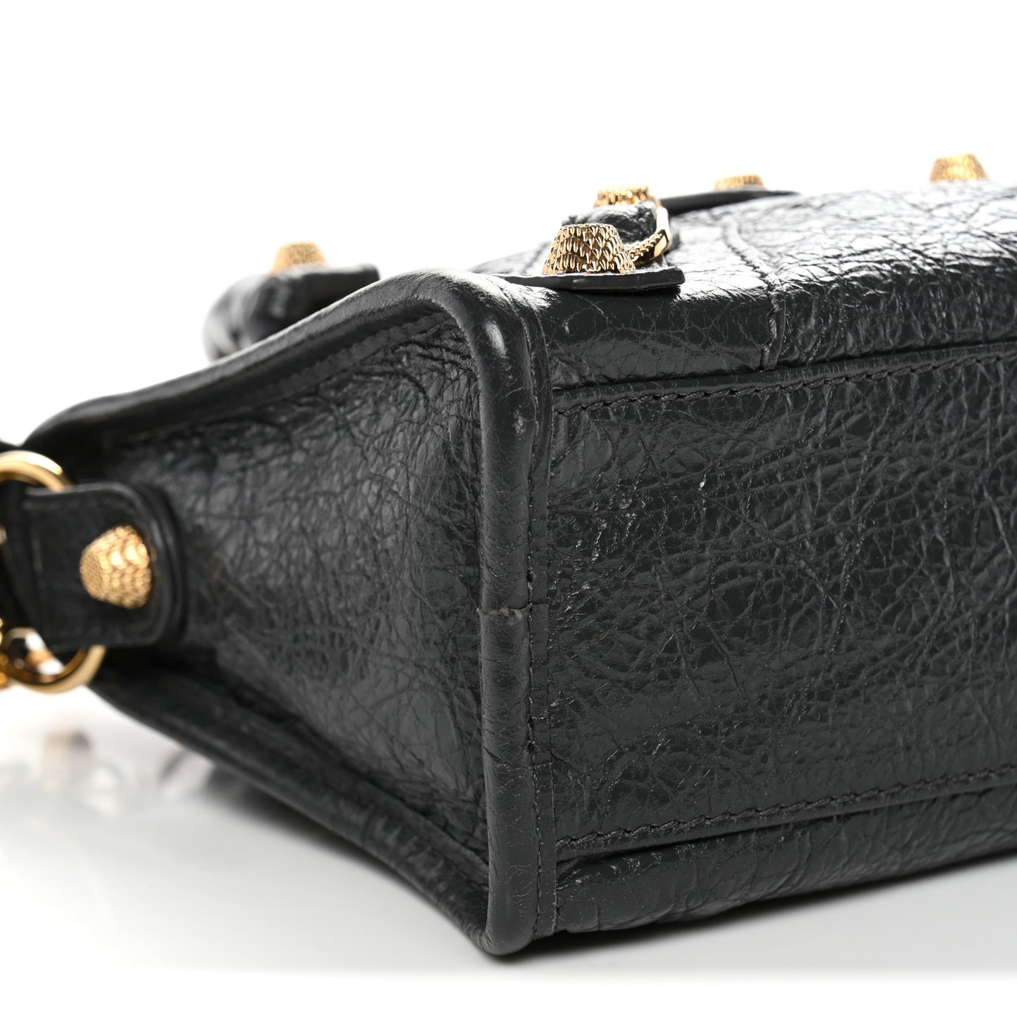 Agneau Giant 12 Gold Hardware Mini City Gris Fossile