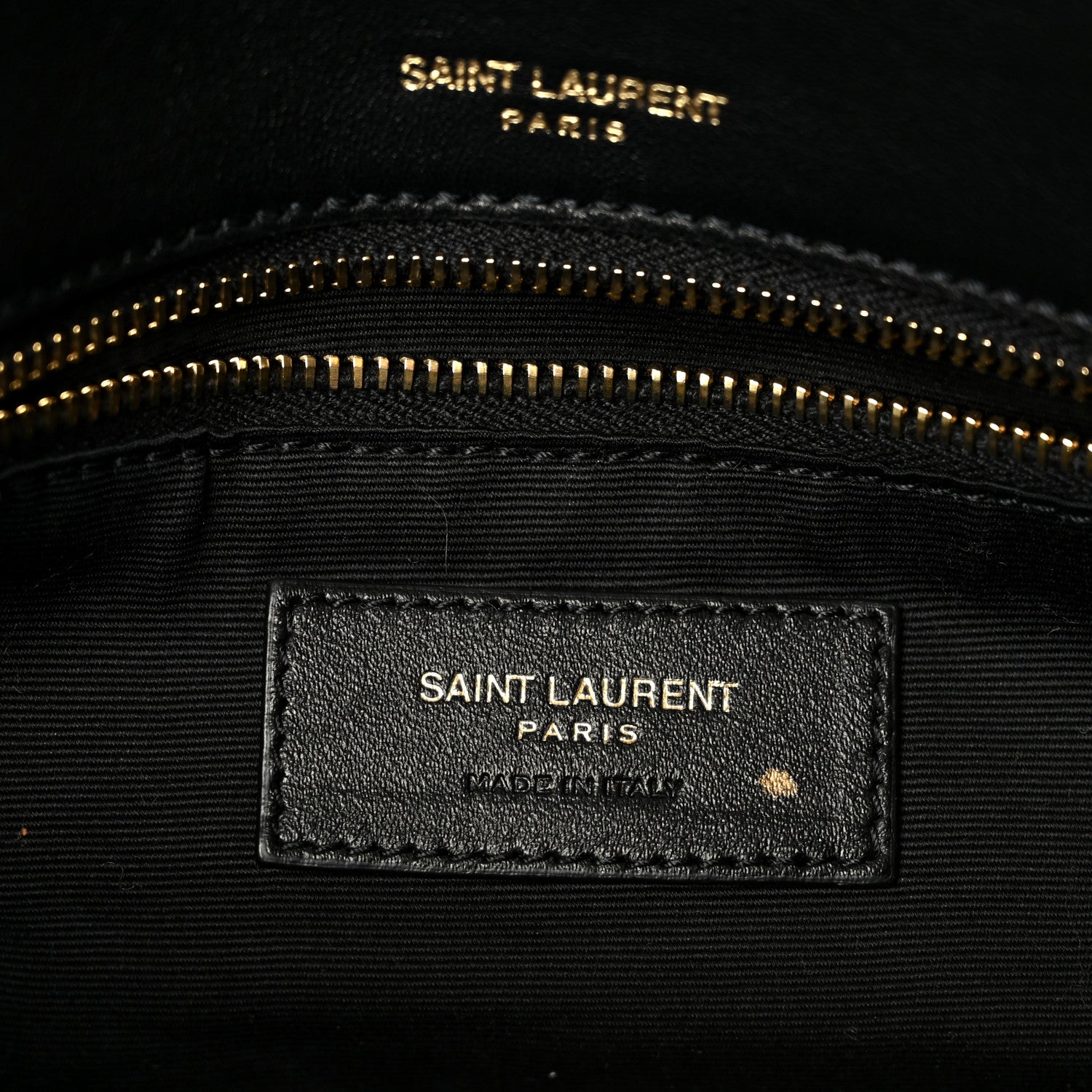 Saint Laurent Plunged Lambskin Calypso Black 6 of 11