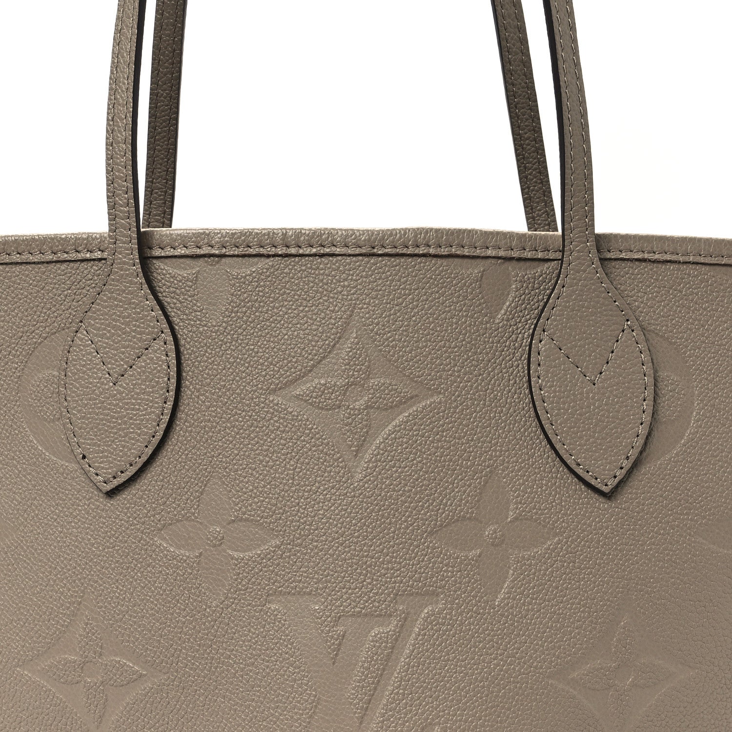 Louis Vuitton Empreinte Monogram Giant Neverfull MM Tourterelle 8 of 11