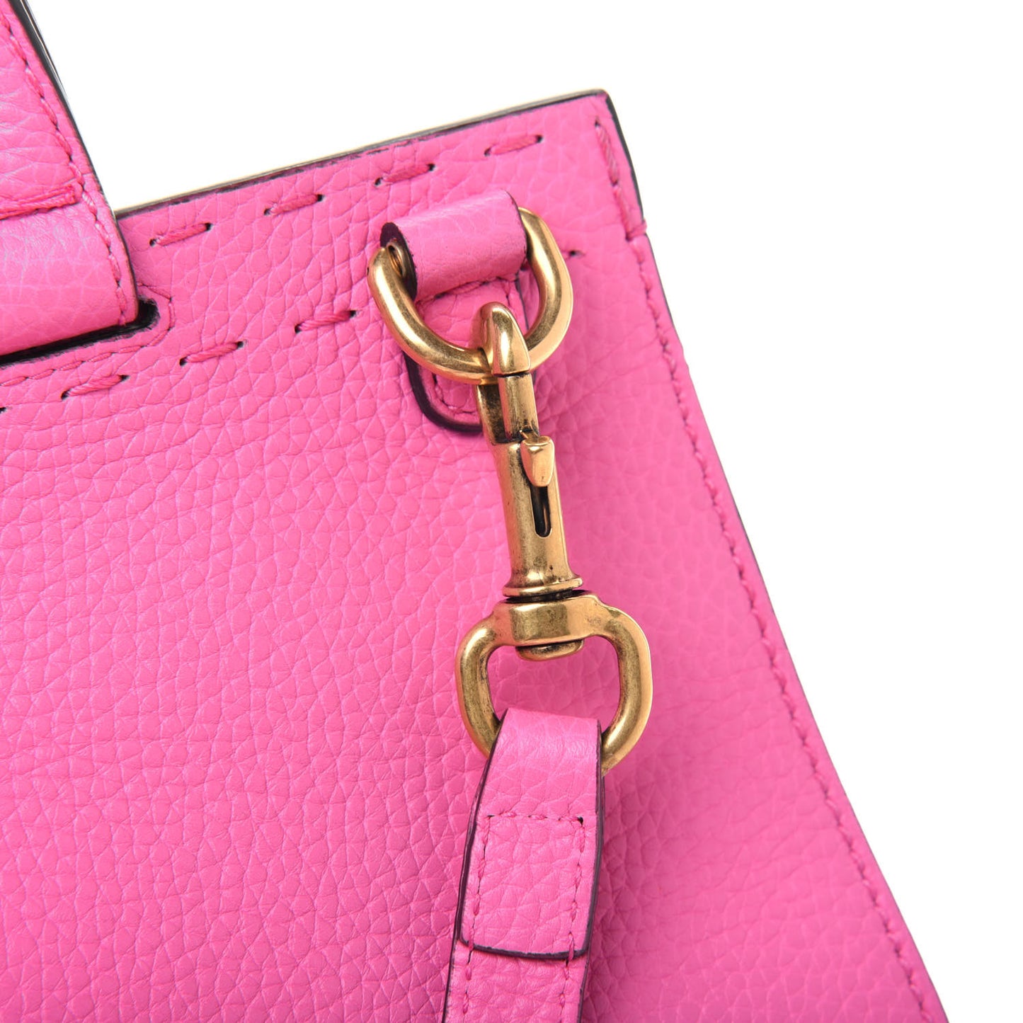 Calfskin Small GG Marmont Top Handle Bag Pink Tropical Flower