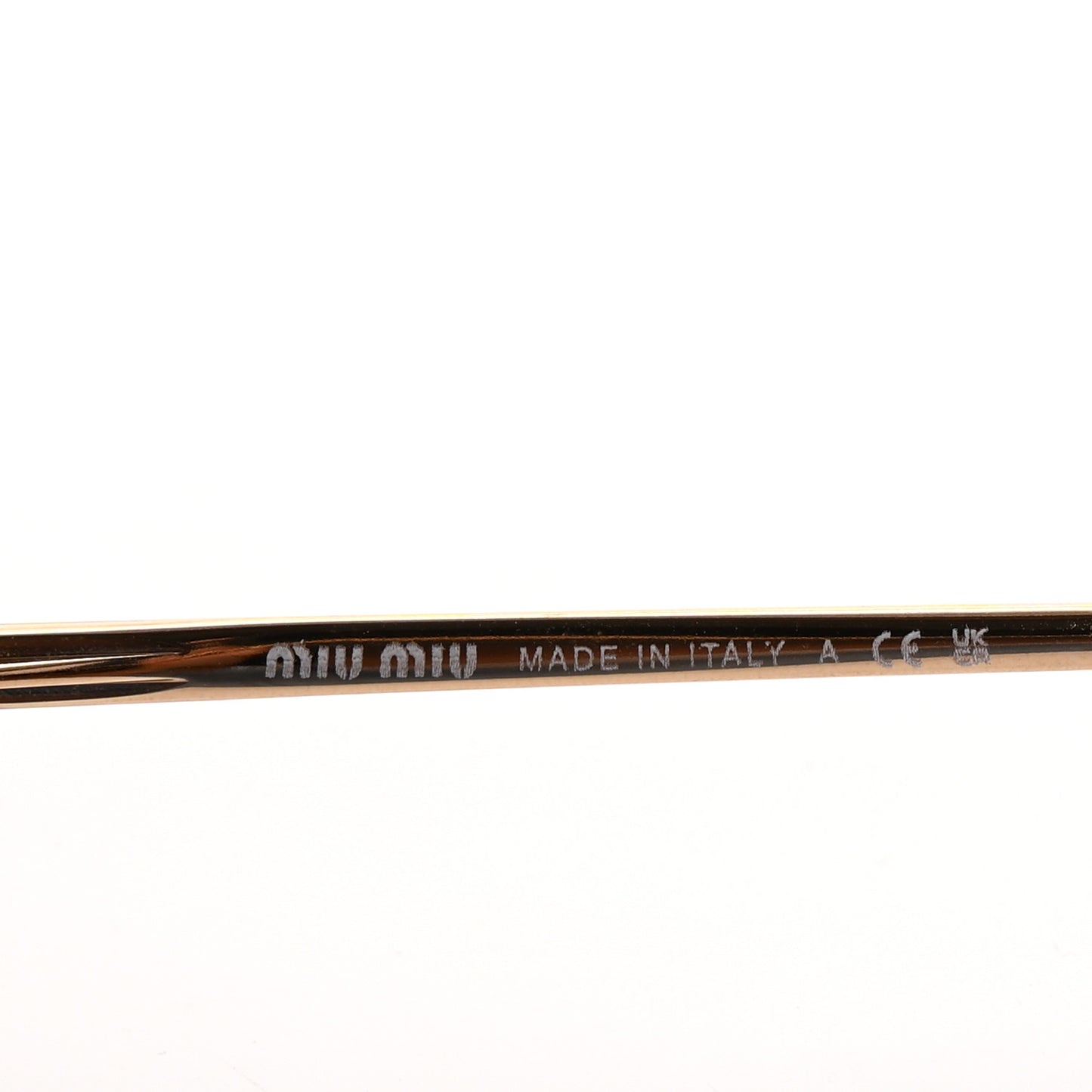Metal Oval Sunglasses SMU52Y Tortoise