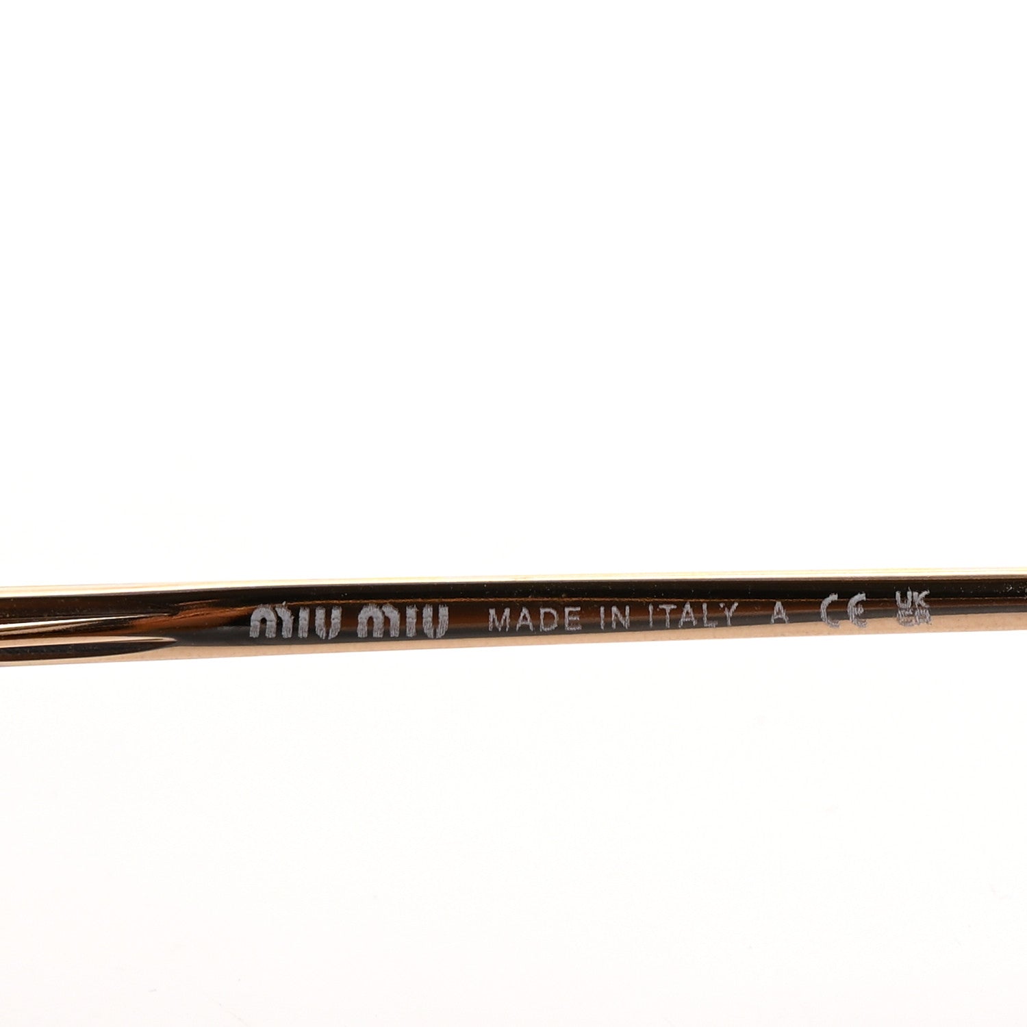 Miu Miu Metal Oval Sunglasses SMU52Y Tortoise 5 of 7