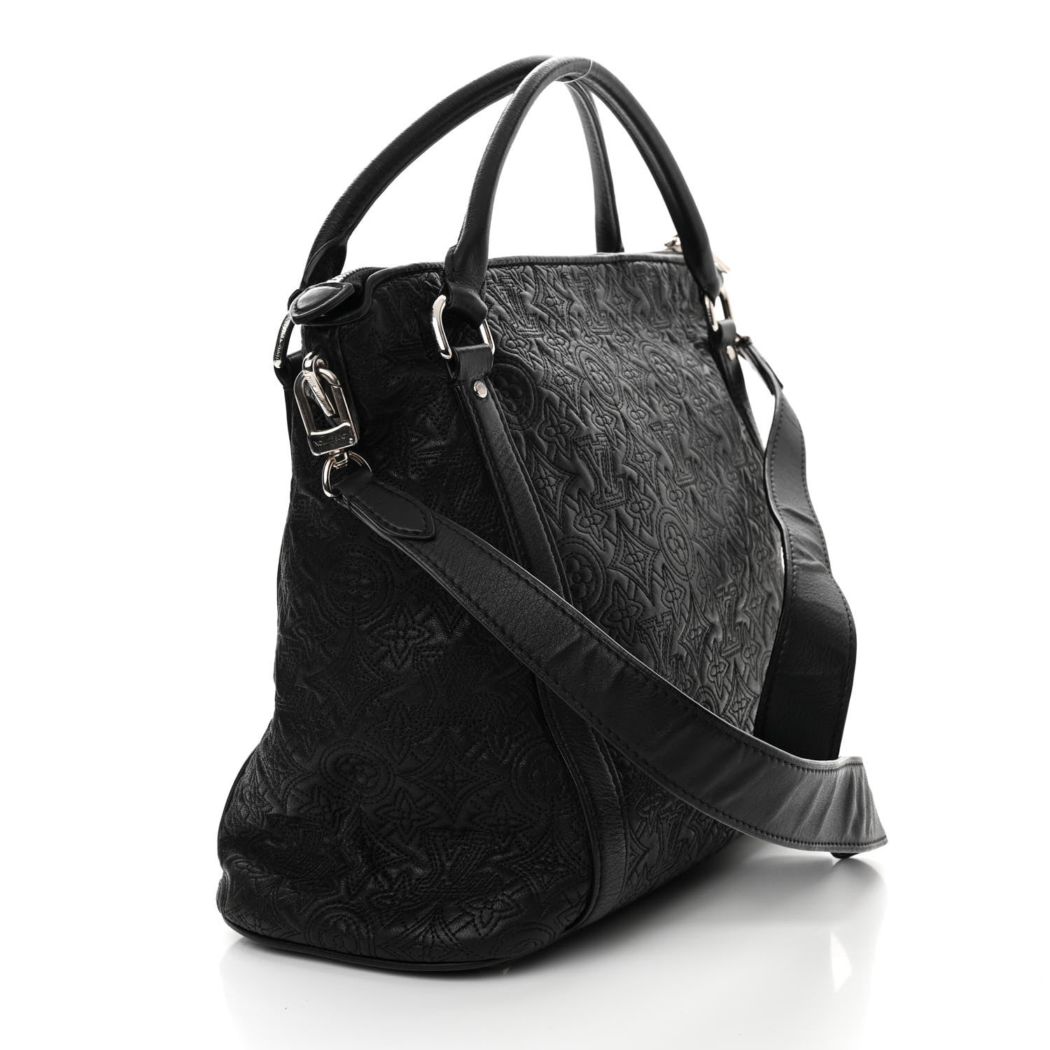 Louis Vuitton Monogram Lambskin Antheia Ixia PM Black 3 of 12
