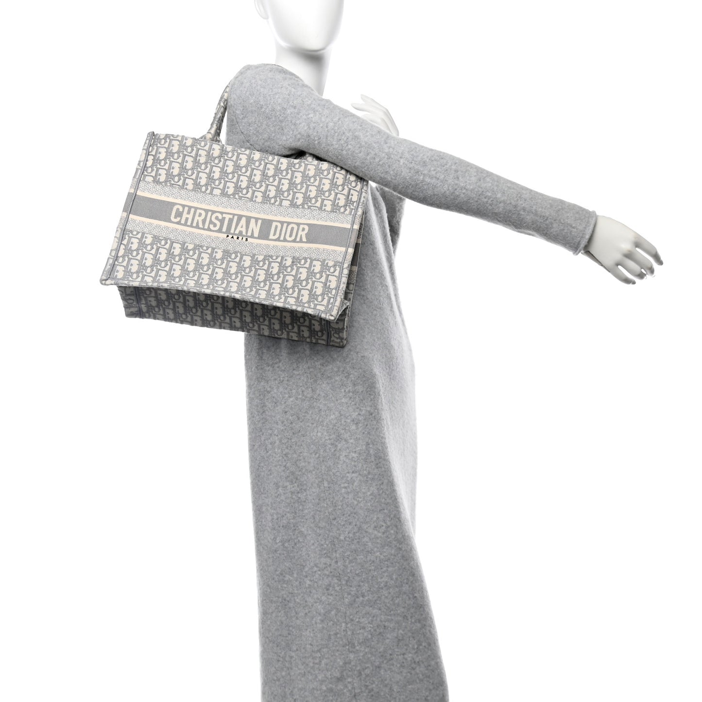 Oblique Medium Book Tote Grey