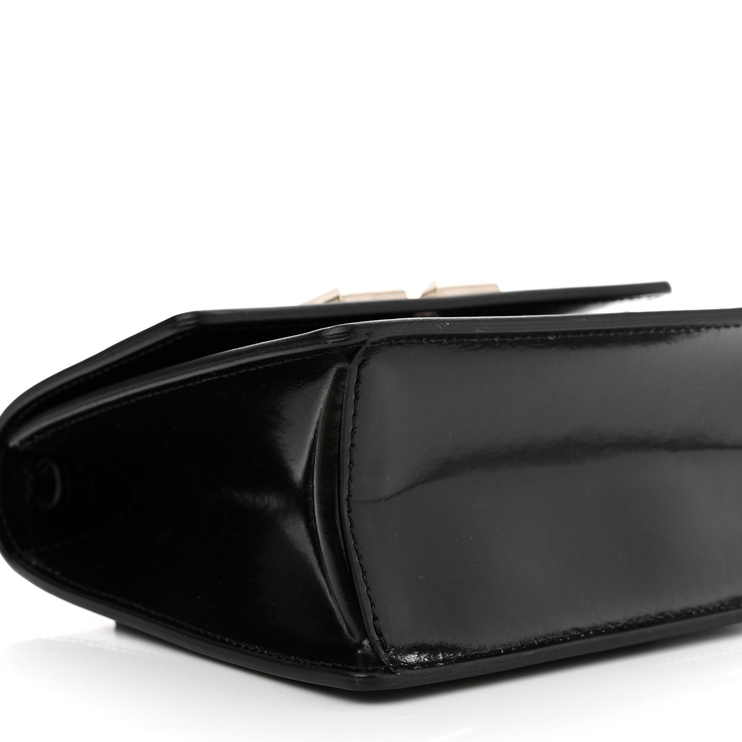 Off-White Calfskin Jitney 0.7 Rent Money Crossbody Bag Black 7 of 8
