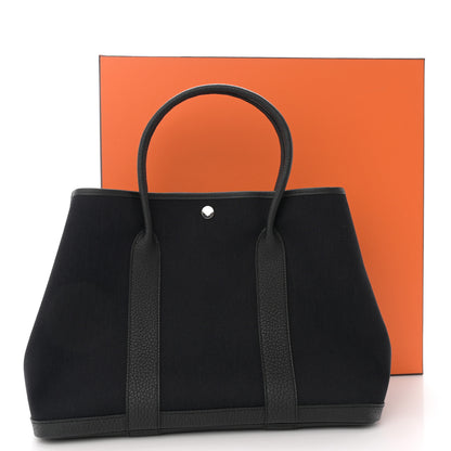 Hermes Toile Negonda Garden Party Tote 36 MM Black 12 of 12