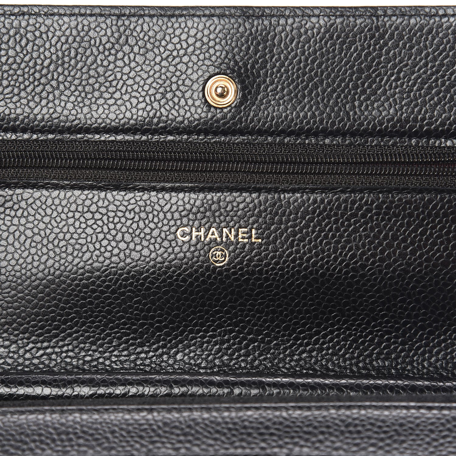 Chanel Caviar Quilted Wallet On Chain WOC Black 8 of 13