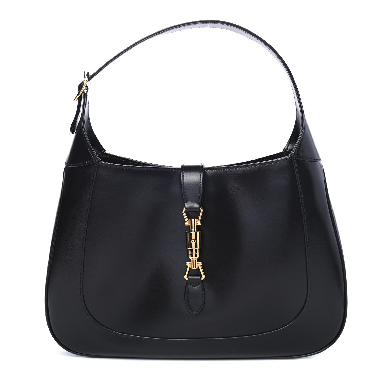 Gucci Boarded Dyana Lux Calfskin Medium Jackie 1961 Hobo Black 1 of 4