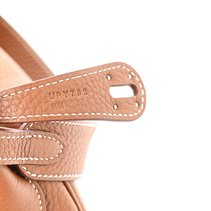 Hermes Taurillon Clemence Lindy 26 Gold 7 of 11