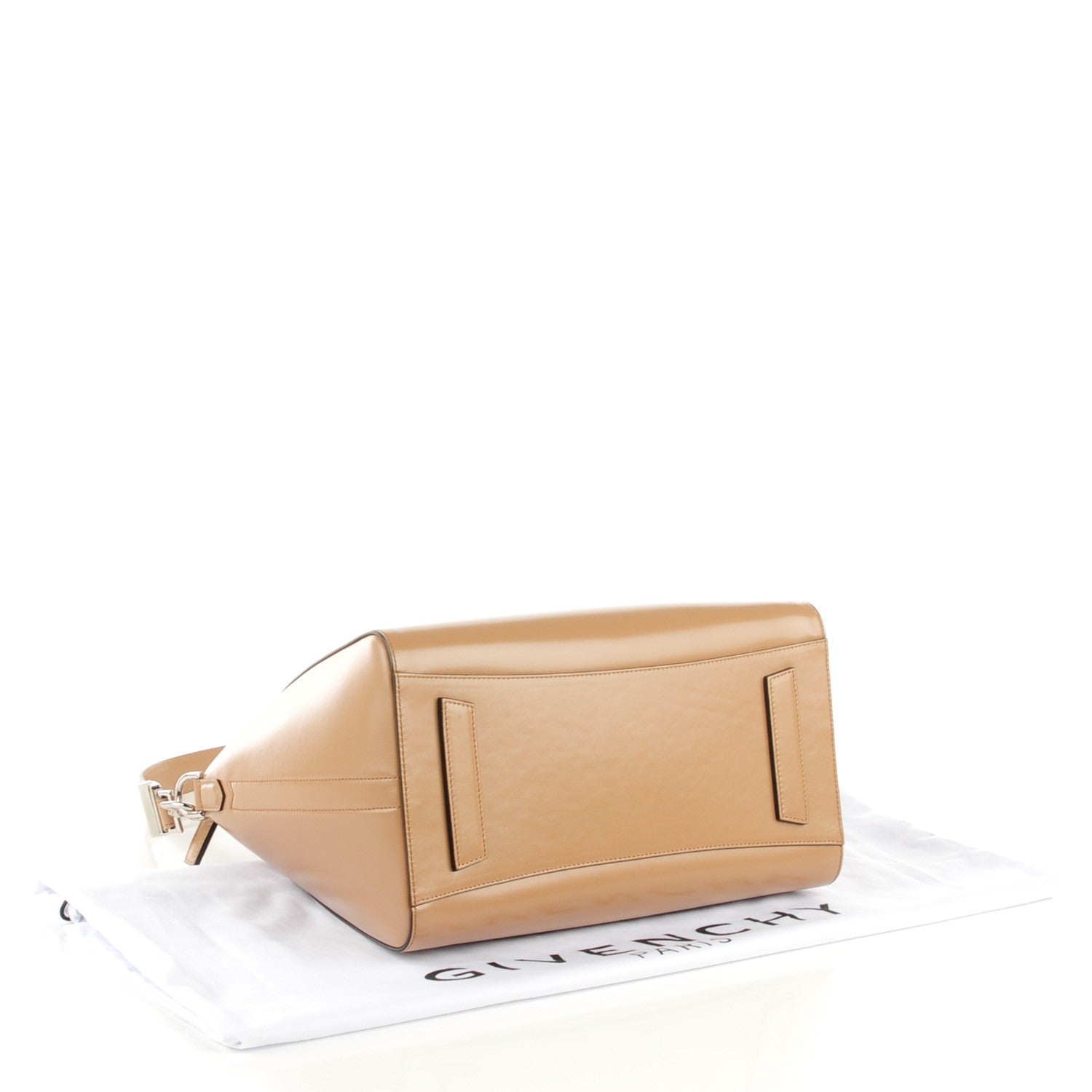 Givenchy Shiny Lord Calfskin Medium Antigona Dark Beige 4 of 9