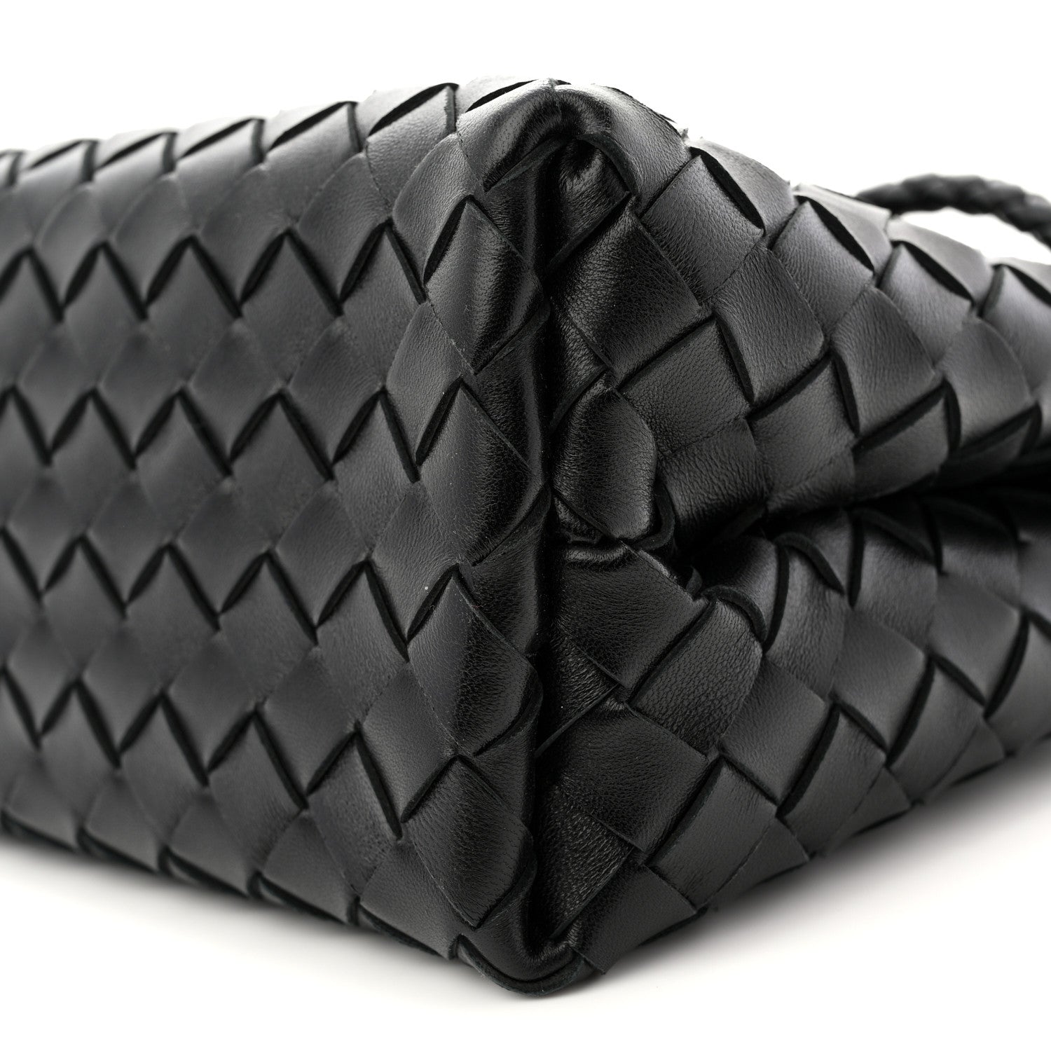 Bottega Veneta Nappa Intrecciato Small Andiamo Shoulder Bag Black 19 of 19