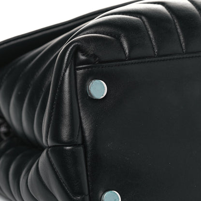 Saint Laurent Calfskin Y Quilted Monogram Large Loulou Chain Satchel Black 17 of 17
