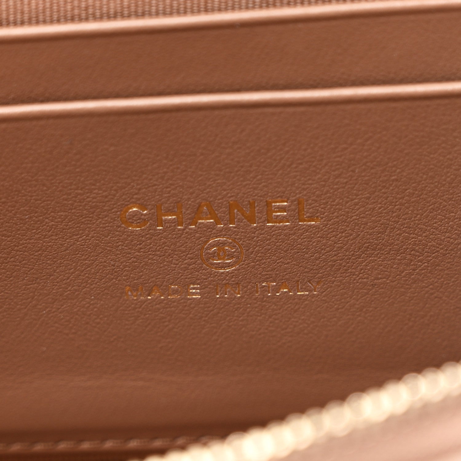 Chanel Caviar Quilted Top Handle Slim Vanity With Chain Dark Beige 6 of 11