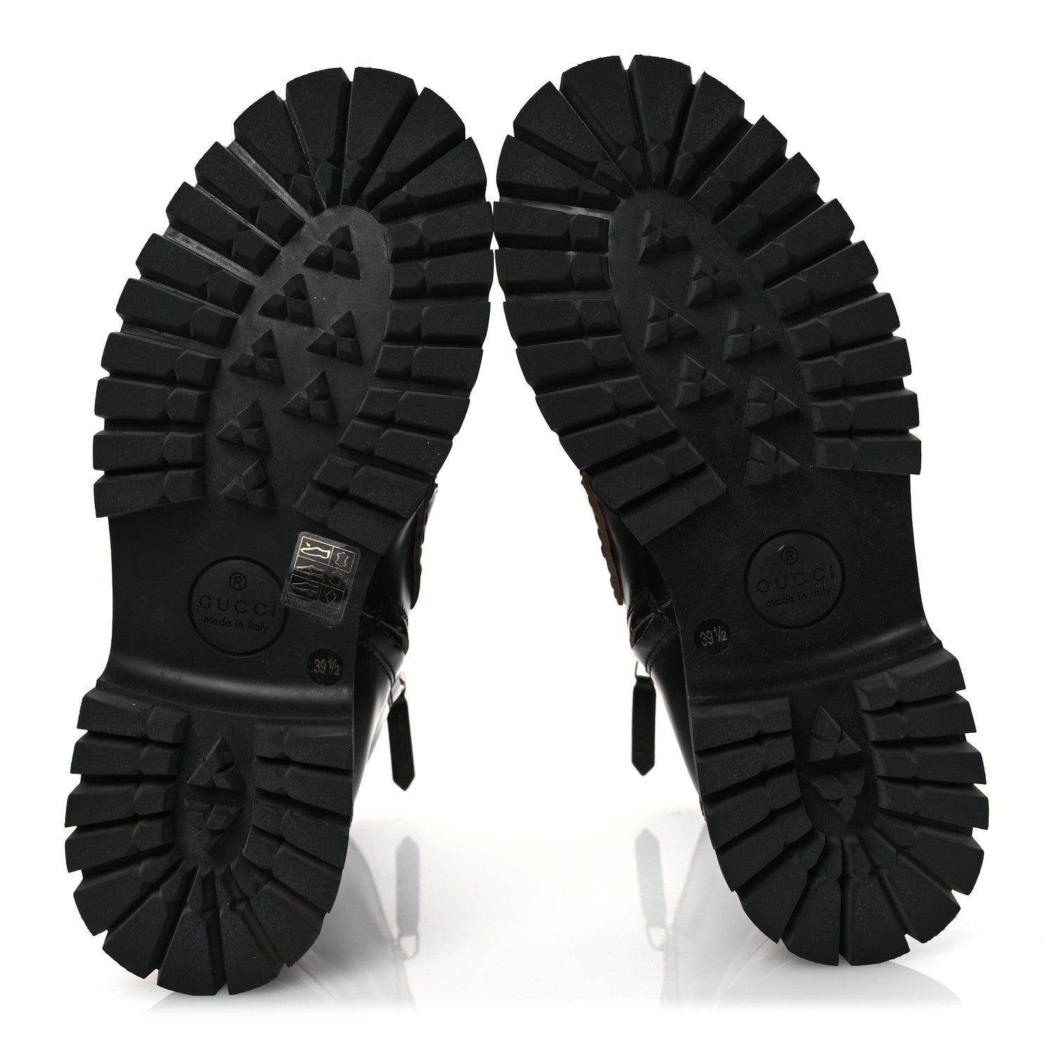 Gucci Cordovan Lux Womens Harald Horsebit 25mm Platform Boots 39.5 Black 7 of 12