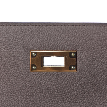 Hermes Togo Kelly Retourne 35 Etain 22 of 40