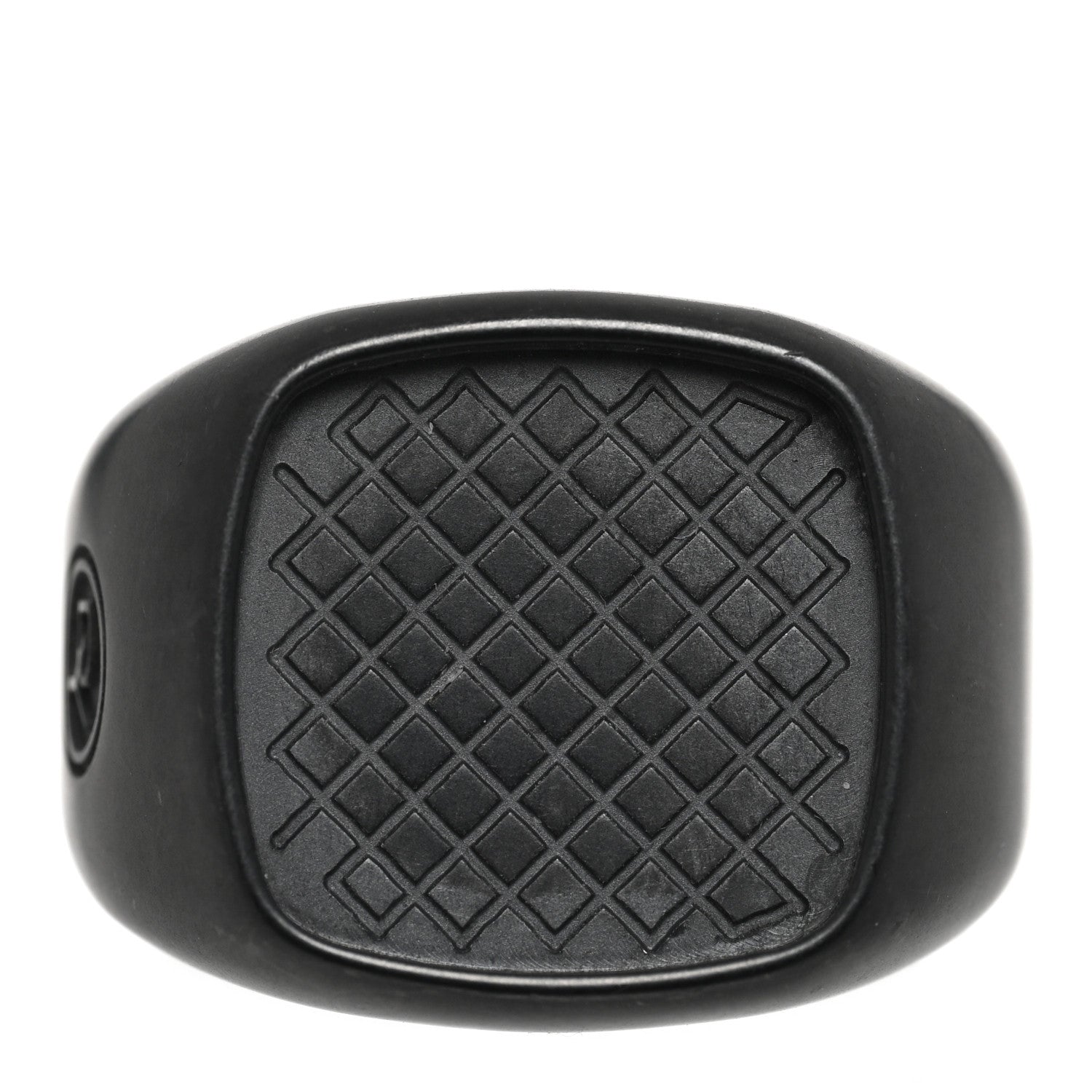 David Yurman Titanium Signet Ring 63 10.25 1 of 4