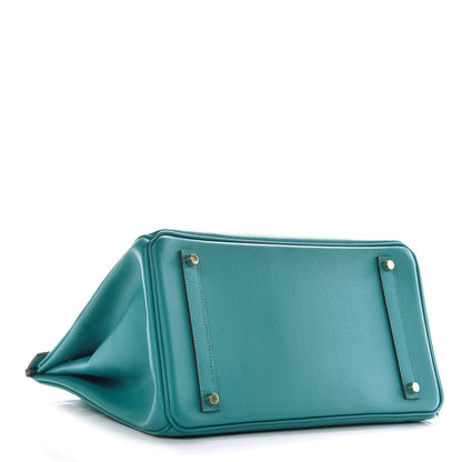 Hermes Epsom Birkin 35 Bleu Paon 7 of 18