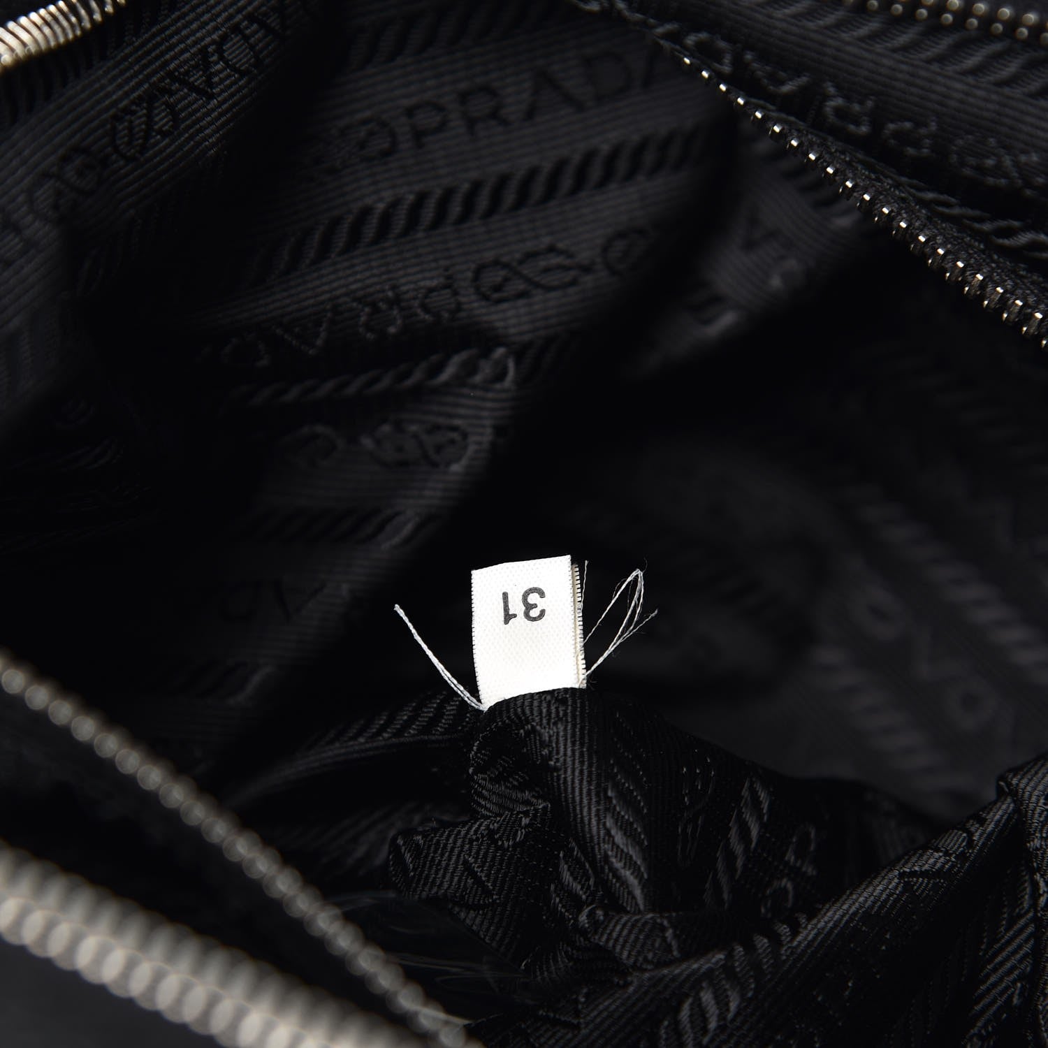 Prada Nylon Vela Messenger Bag Black 7 of 8