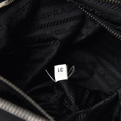 Prada Nylon Vela Messenger Bag Black 7 of 8