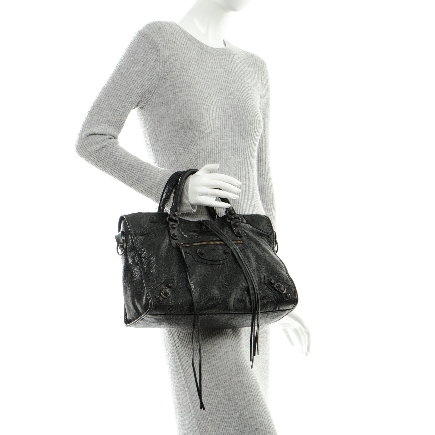 Balenciaga Agneau Classic Hardware City Black 2 of 9