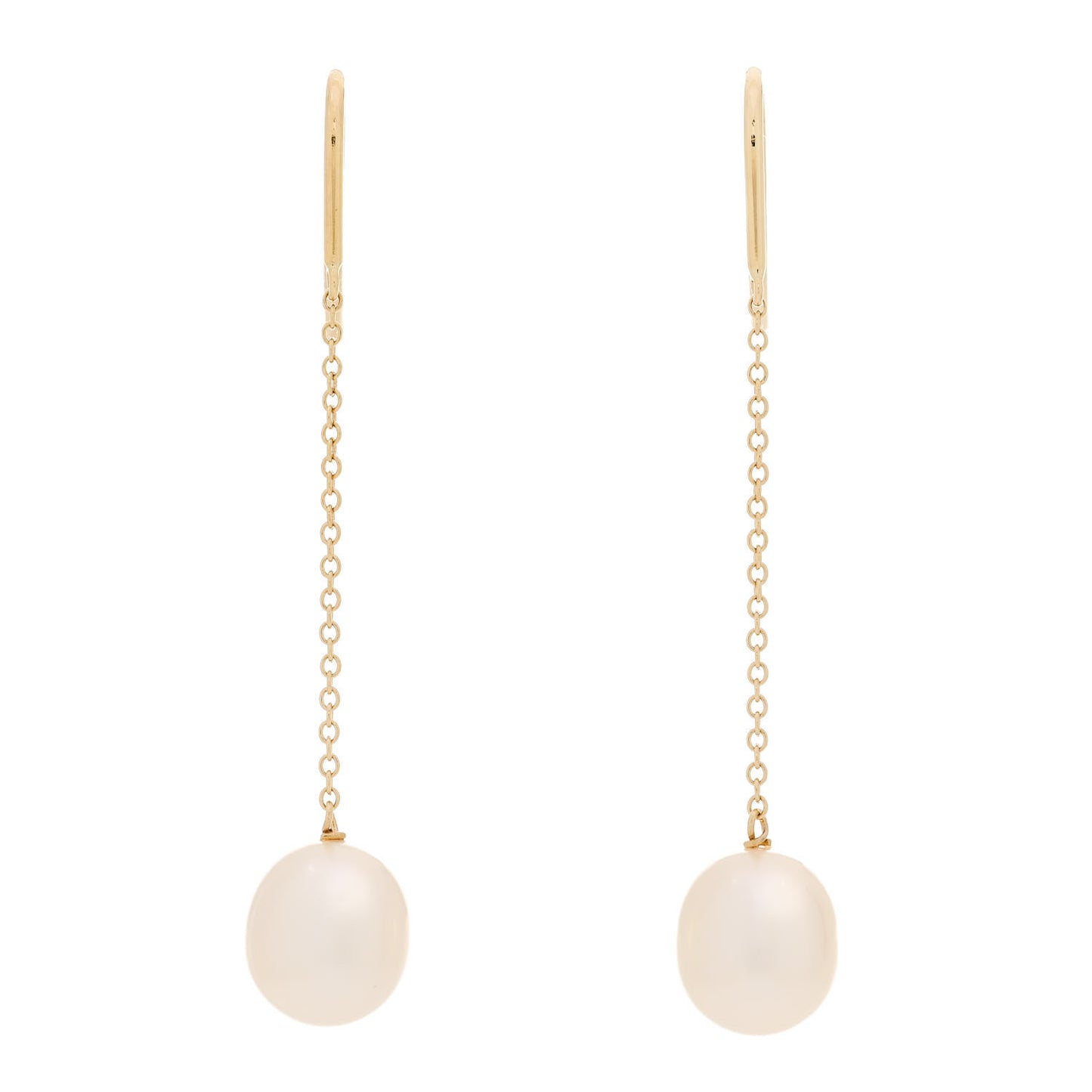 18K Yellow Gold Elsa Peretti Pearls By The Yard Drop Earrings
