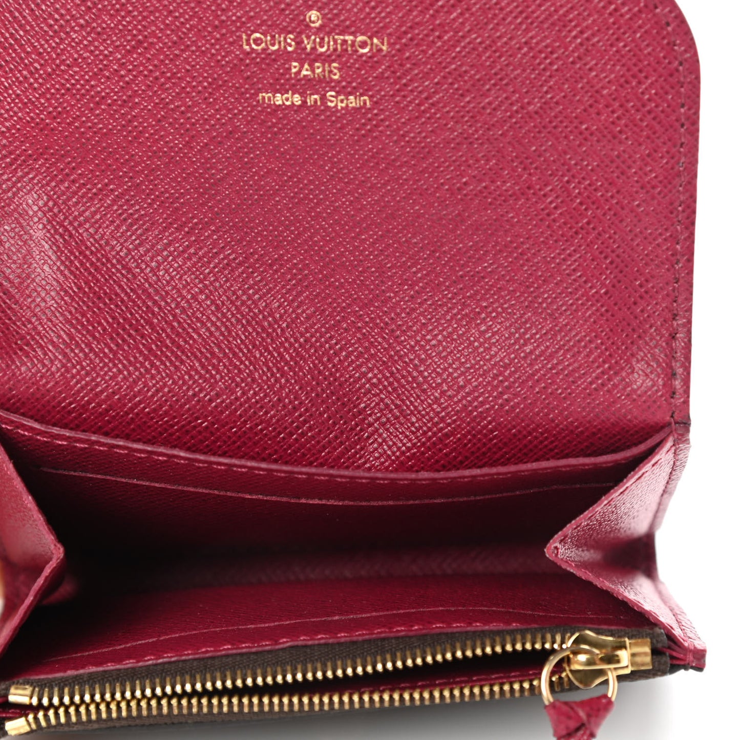 Monogram Rosalie Coin Purse Fuchsia