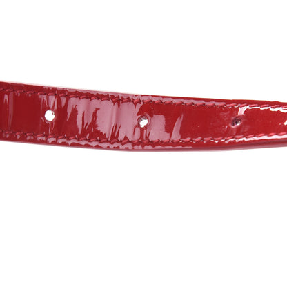 Saint Laurent Patent Matelasse Vicky Monogram Belt Bag Red 11 of 11