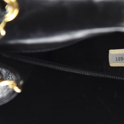 Chanel Lambskin Quilted CC Small Single Flap Black 11 of 12