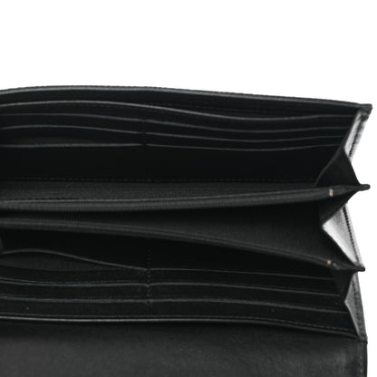 Chanel Caviar Timeless CC Large Gusset Flap Wallet Black 5 of 12