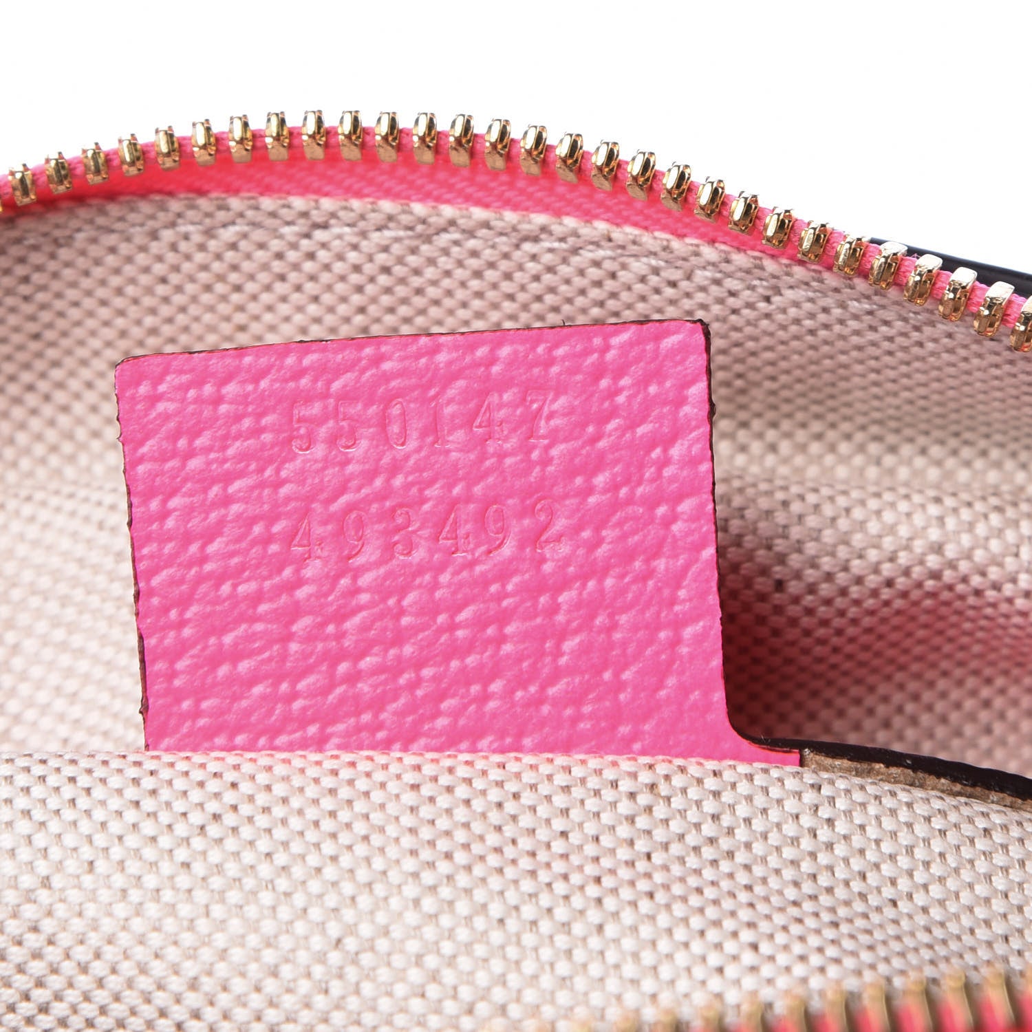 Gucci Canvas Flora Floral Shoulder Bag White Fuchsia Fluo 7 of 11