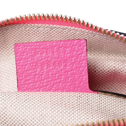 Gucci Canvas Flora Floral Shoulder Bag White Fuchsia Fluo 7 of 11