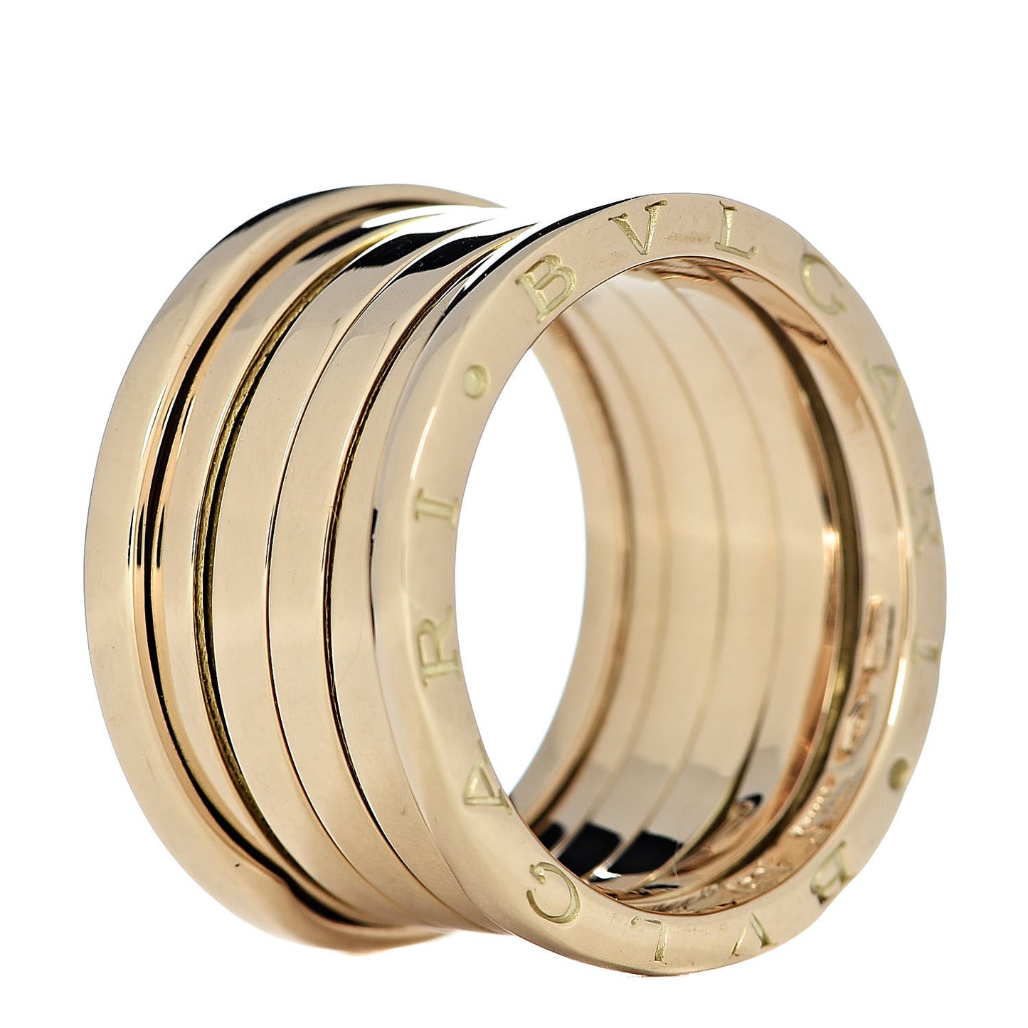 18K Yellow Gold B.Zero1 Five-Band Anniversary Ring 55 7.25