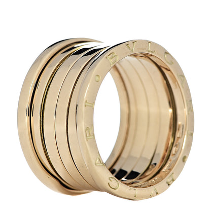 Bulgari 18K Yellow Gold B.Zero1 Five-Band Anniversary Ring 55 7.25 4 of 7