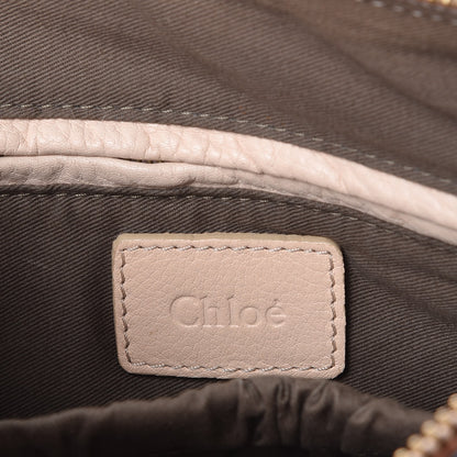 Chloe Calfskin Braided Medium Marcie Satchel Nude Pink 6 of 12