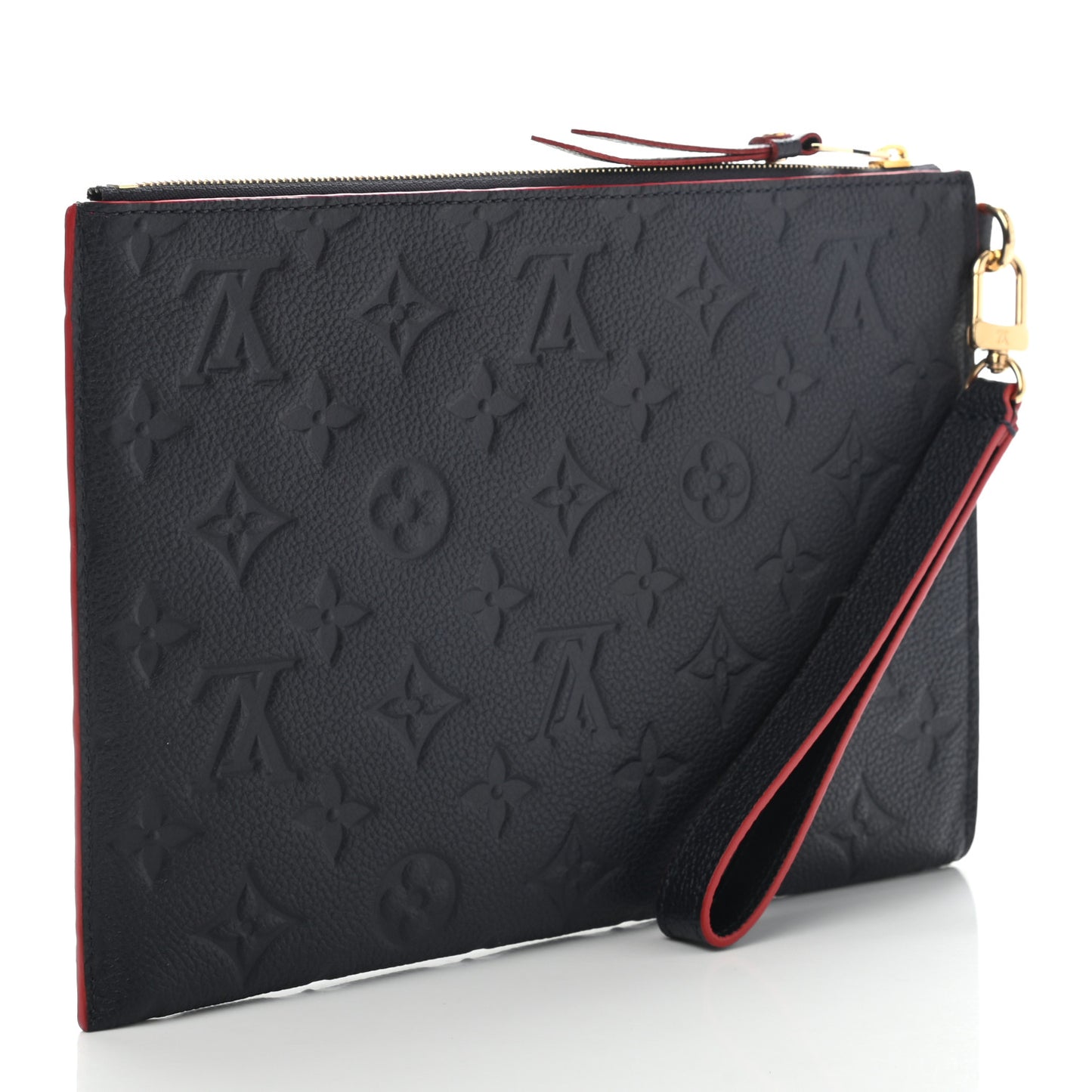 Empreinte Pochette Melanie MM Marine Rouge