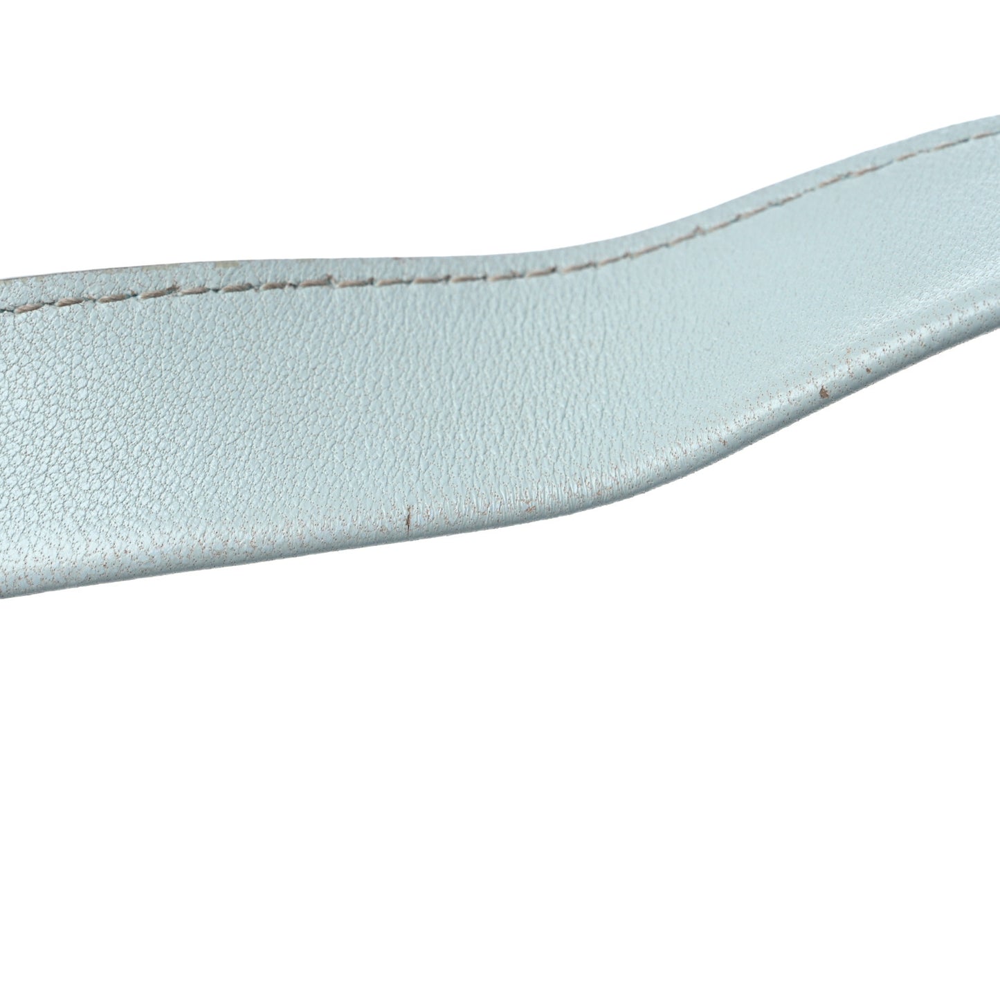 Nappa Intrecciato Tie Shoulder Bag Blue