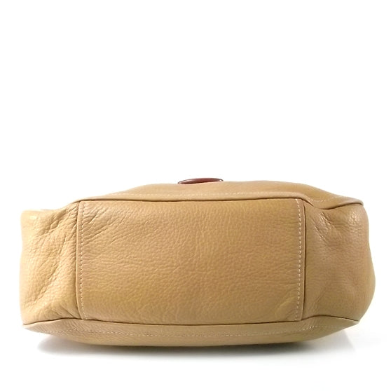 Prada Leather Semitracolla Shoulder Bag Tan 5 of 8