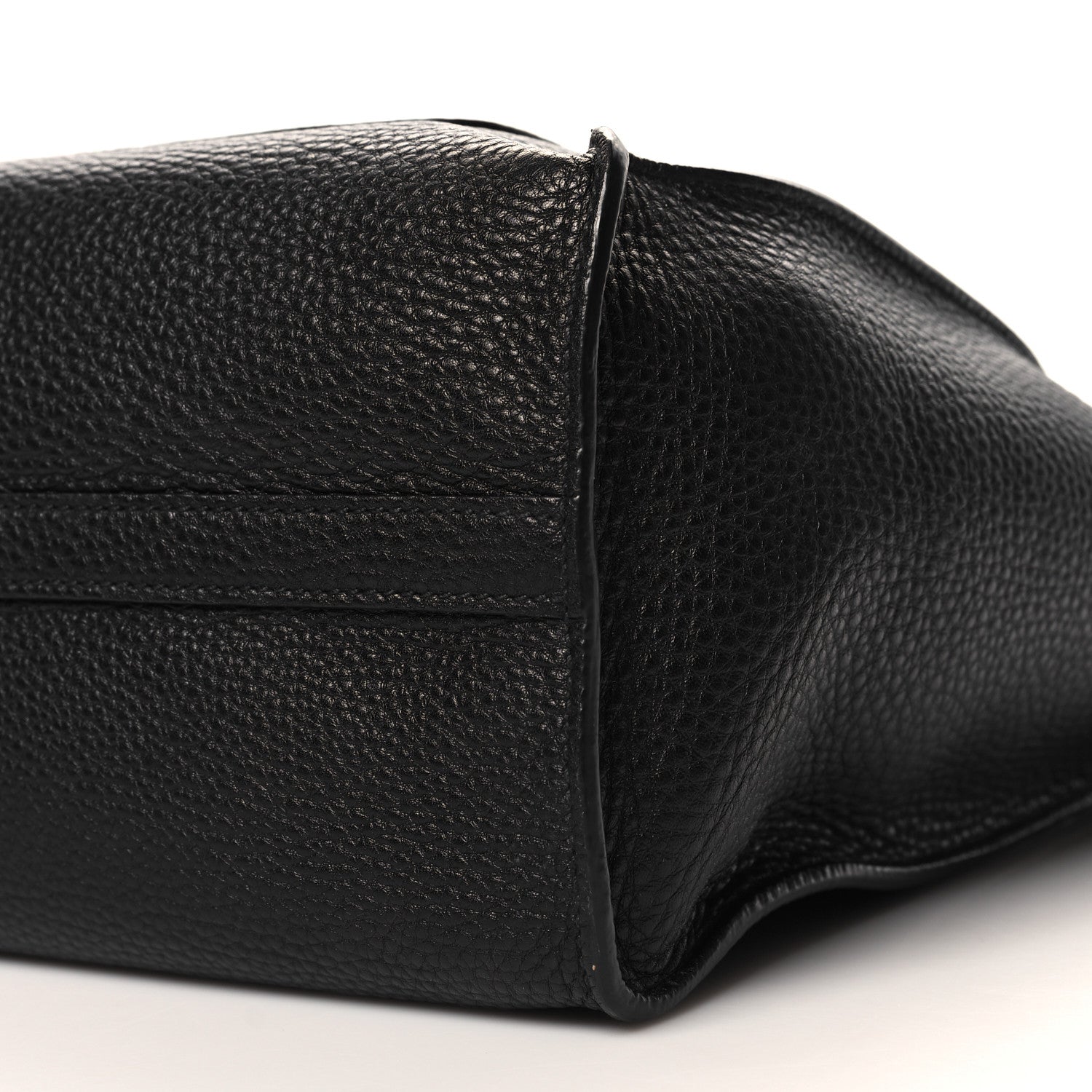 Prada Vitello Daino Chain Shopping Tote Black 9 of 9