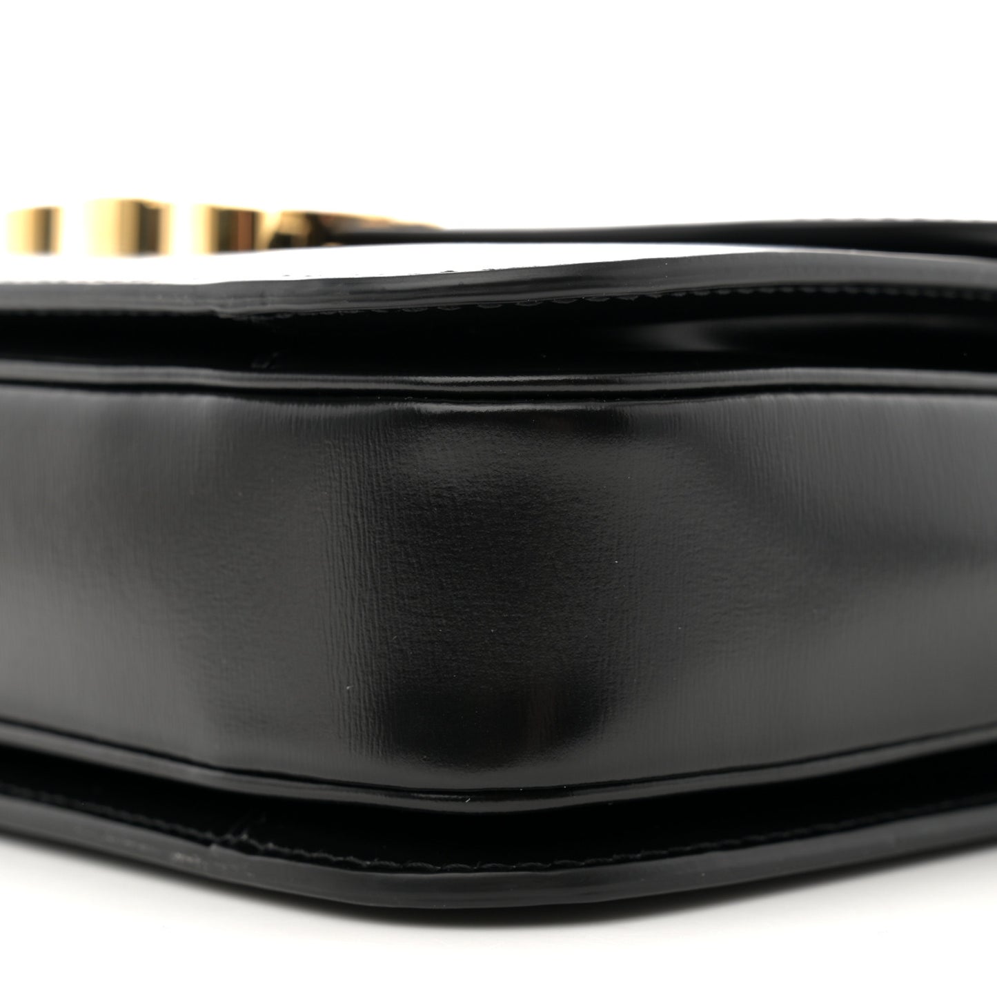 Shiny Calfskin Medium Triomphe Black