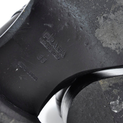 Prada Leather Boots 38 Black 8 of 8