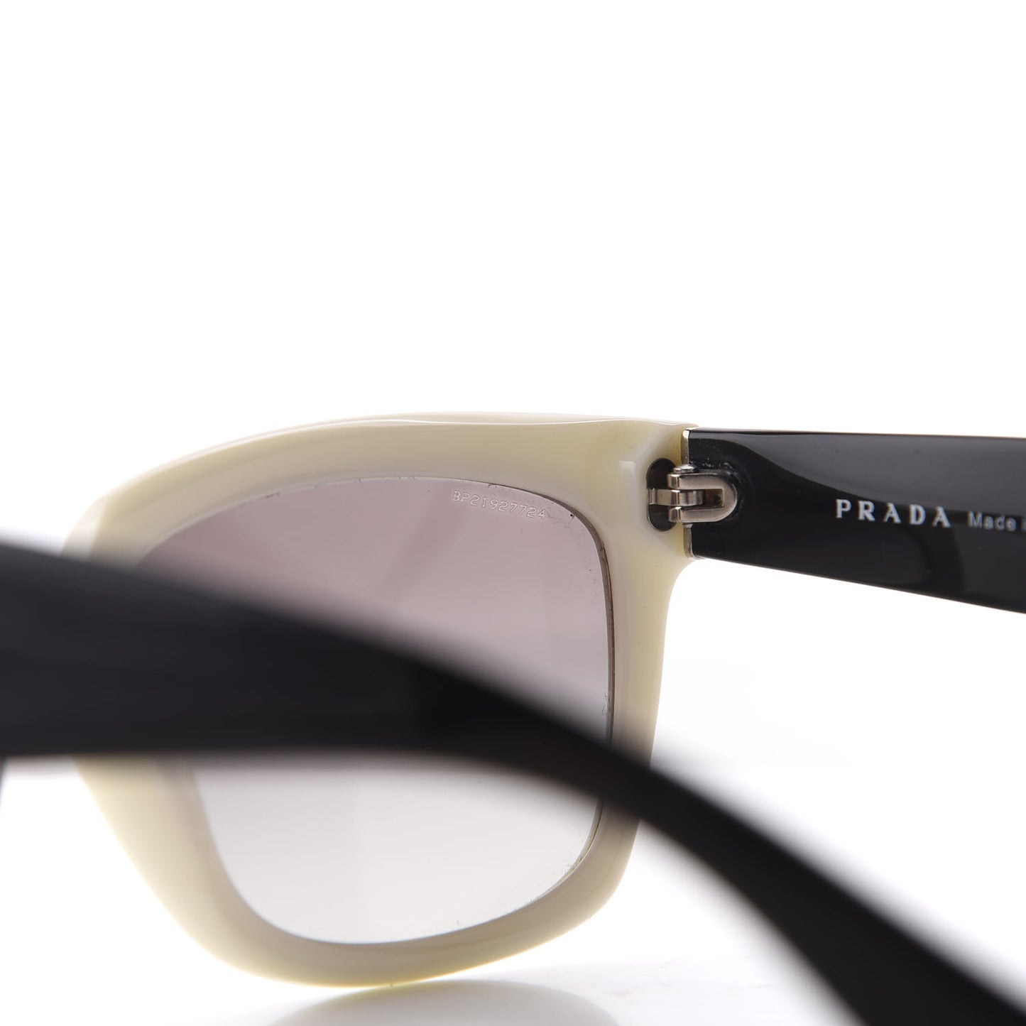 Square Sunglasses SPR 07P White Black