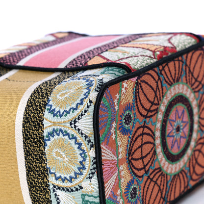 Christian Dior Canvas Embroidered Dior In Lights Diortravel Vanity Case Multicolor 13 of 14