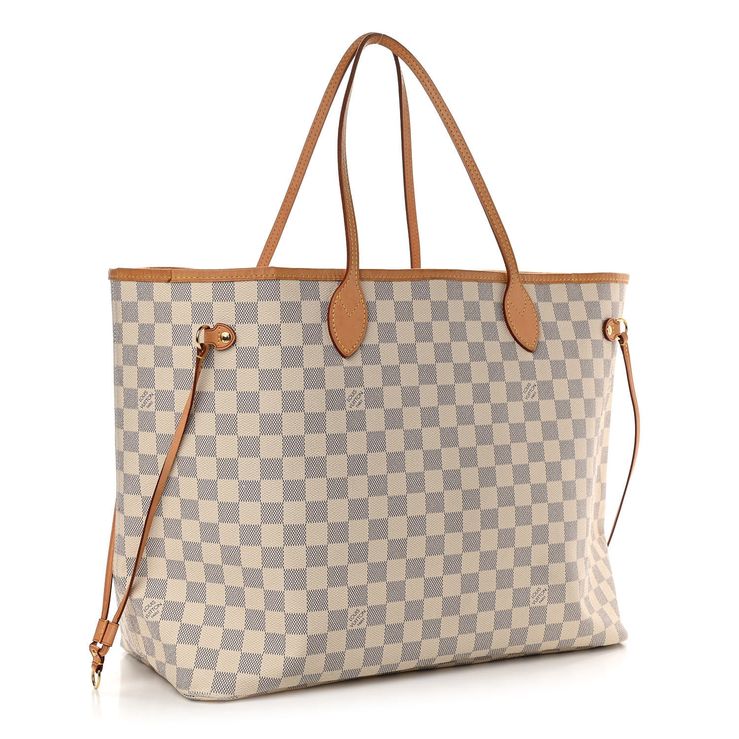 Louis Vuitton Damier Azur Neo Neverfull GM Rose Ballerine 4 of 20