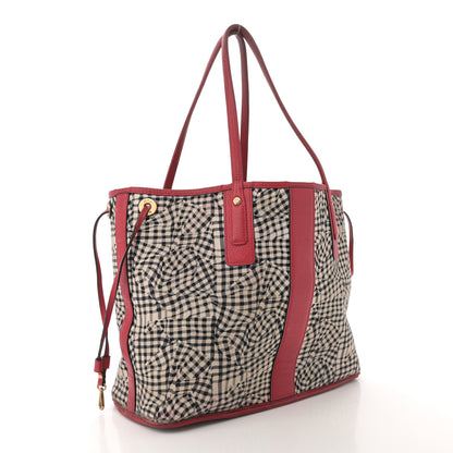 MCM Visetos Medium Liz Reversible Shopper Tote Ruby Red 6 of 26