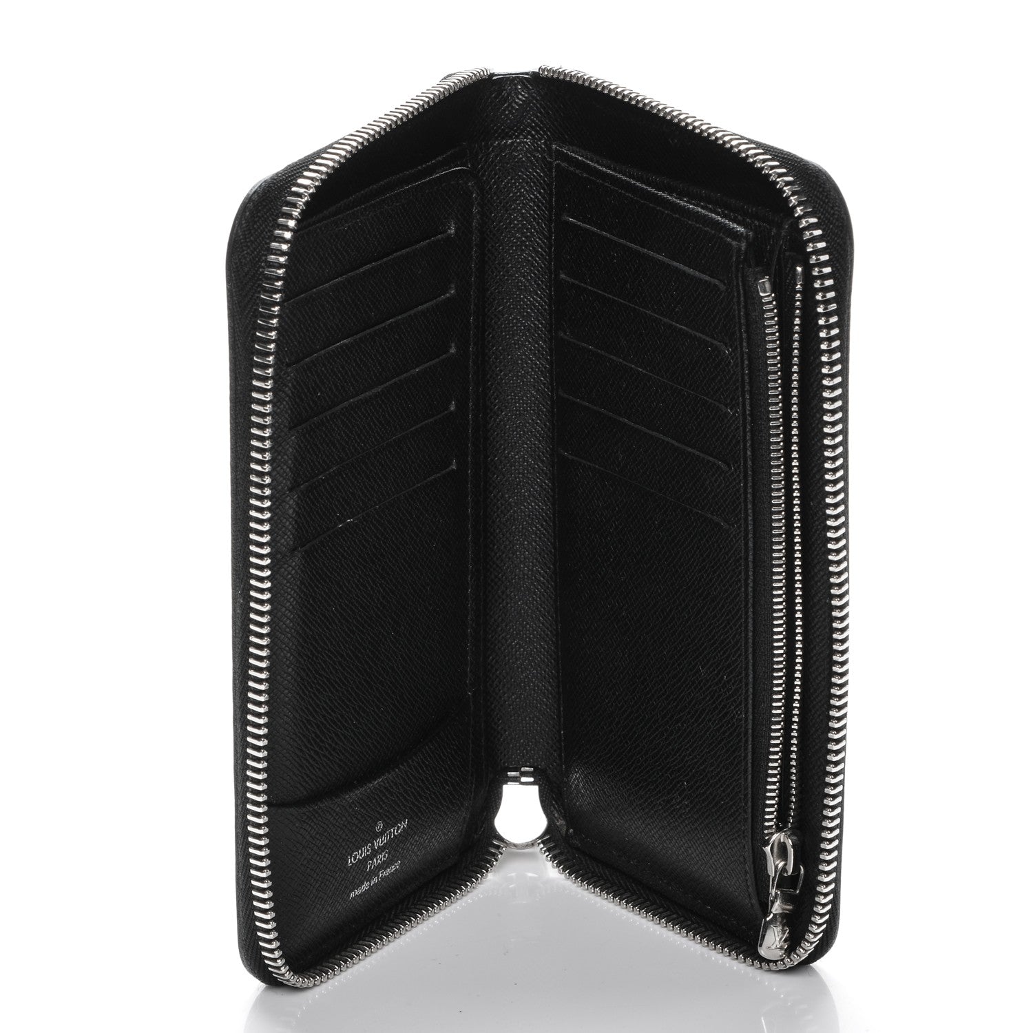 Louis Vuitton Epi Zippy Compact Wallet Black 5 of 10