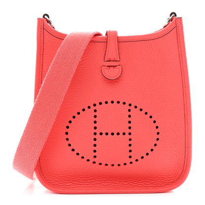 Hermes Taurillon Clemence Evelyne TPM Rose Jaipur 1 of 12