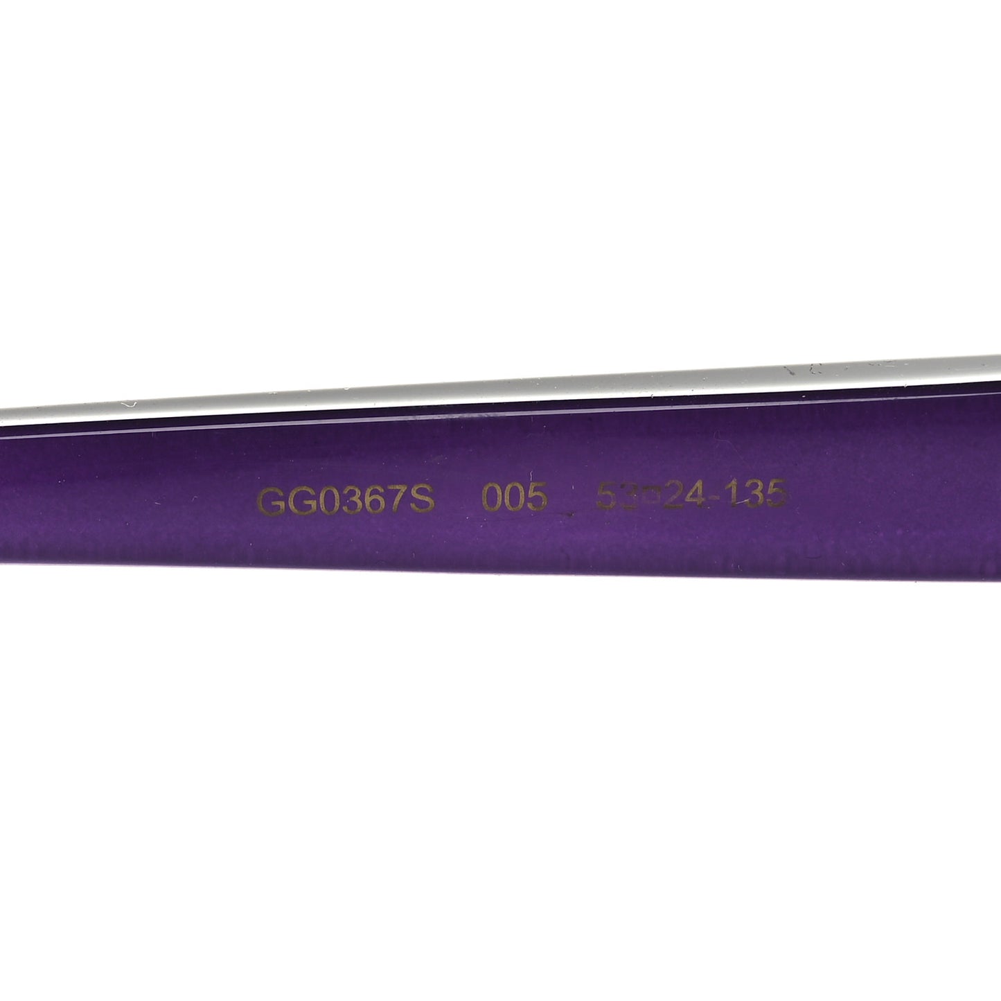 Acetate Round GG Sunglasses GG0367S Purple