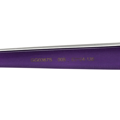 Gucci Acetate Round GG Sunglasses GG0367S Purple 6 of 7