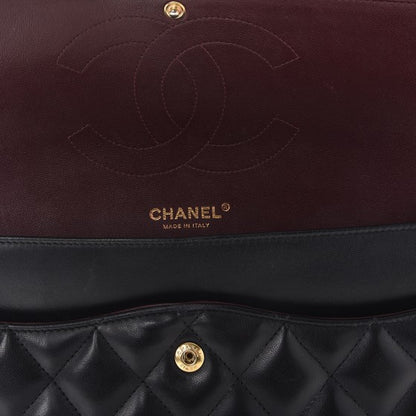 Chanel Lambskin Quilted Jumbo Double Flap Black 7 of 9