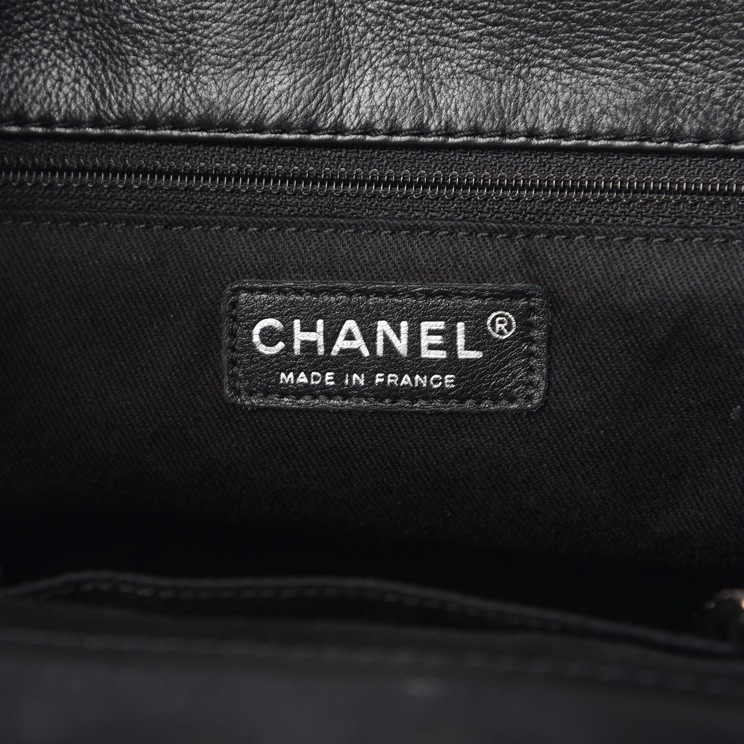 Chanel Calfskin Quilted In The Business North South Tote Black 6 of 9